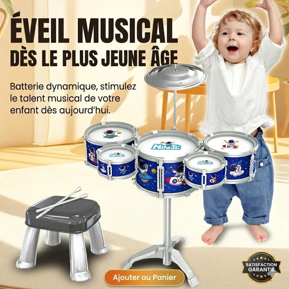 Batterie Éducative Musicale pour Enfants