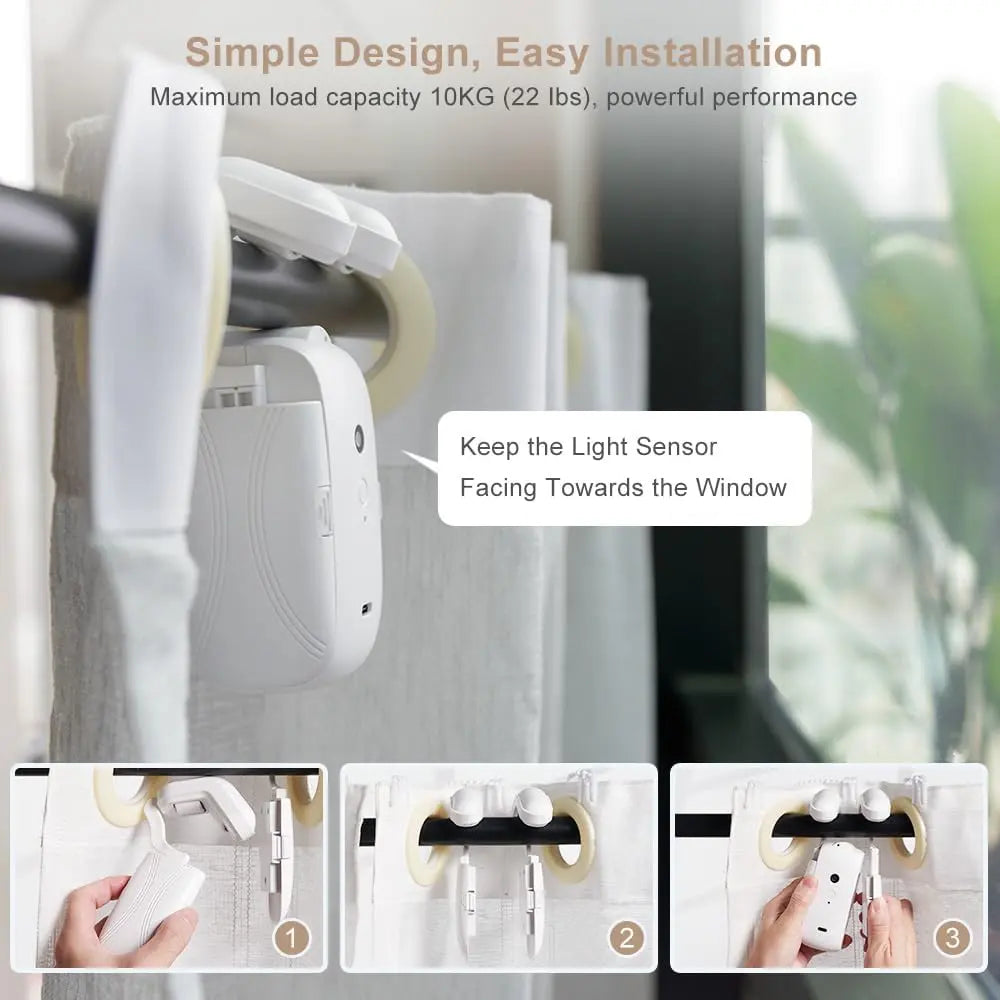 Moteur Électrique Intelligent pour Rideaux