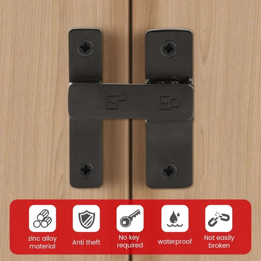 Verrou de Porte Adhésif Sans Perçage
