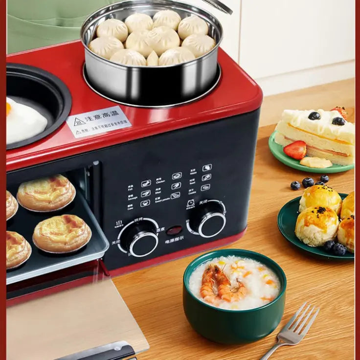 Appareil de Cuisine avec Cuiseur et Poêle