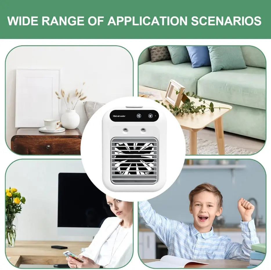Ventilateur Rechargeable pour Tente ou Bureau