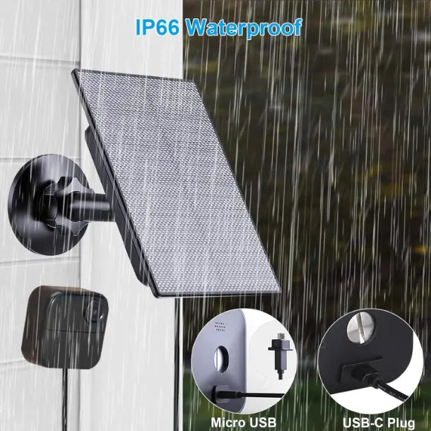 Panneau Solaire 2W Étanche pour Caméras