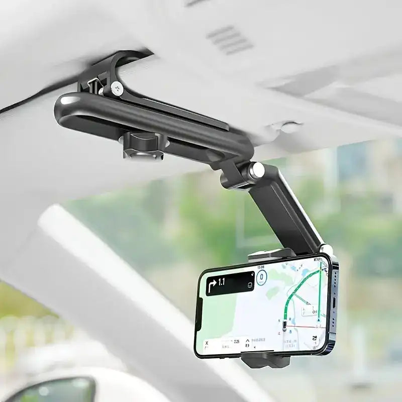 Support de Téléphone à 360° pour Pare-Soleil de Voiture