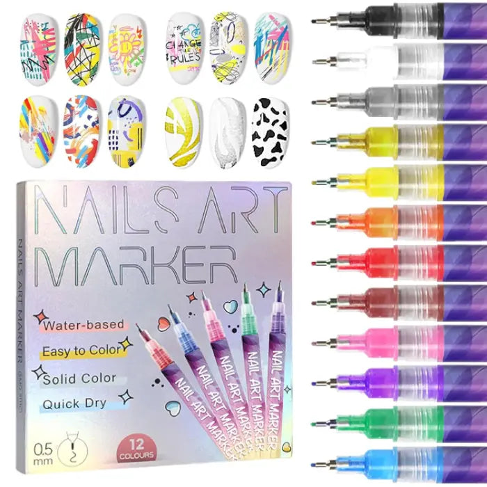 Set de Stylos Nail Art pour Enfants