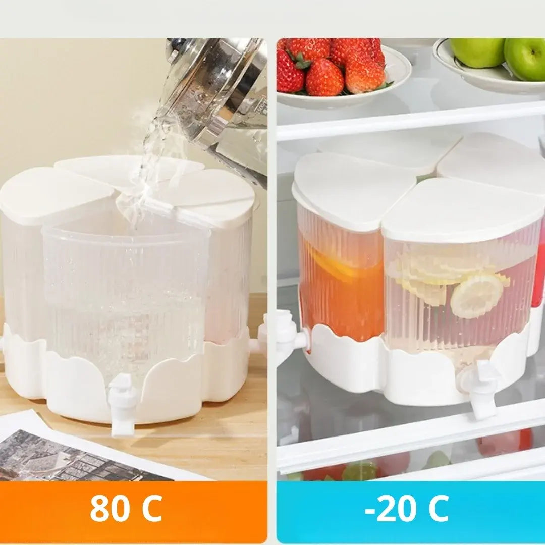 Distributeur de Boissons Rotatif 4 Compartiments