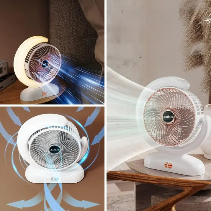 Ventilateur Portable avec Éclairage RGB