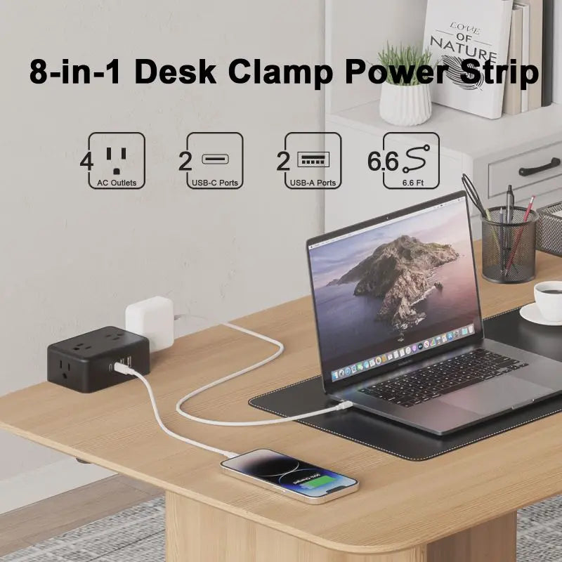 Station d'Alimentation USB-C 20W pour Bureau