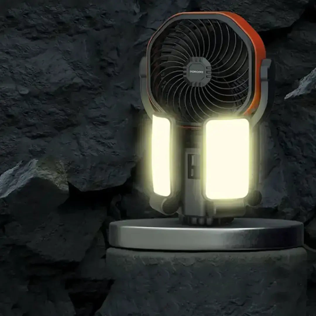 Ventilateur Rechargeable USB-C et Solaire