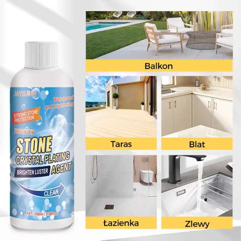 Nettoyant et Polisseur Multi-Surfaces pour Pierres et Carreaux