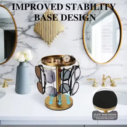 Organisateur Rotatif 360° pour Lunettes et Bijoux