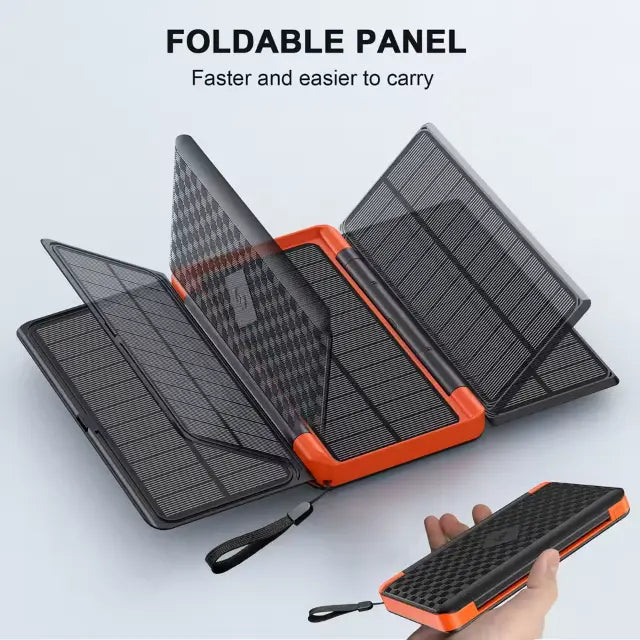 Power Bank Solaire avec Écran Digital