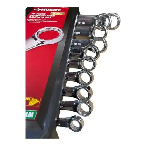Ensemble 10 Pièces Clé Mixte Chromée