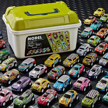 Mini Voitures Alliage avec Boîte de Rangement