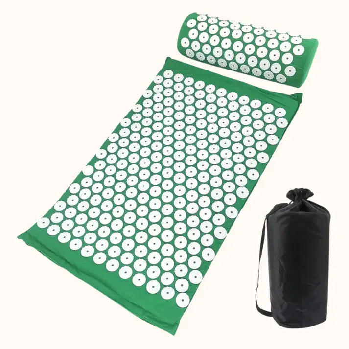 Tapis d’Acupression avec Coussin Intégré