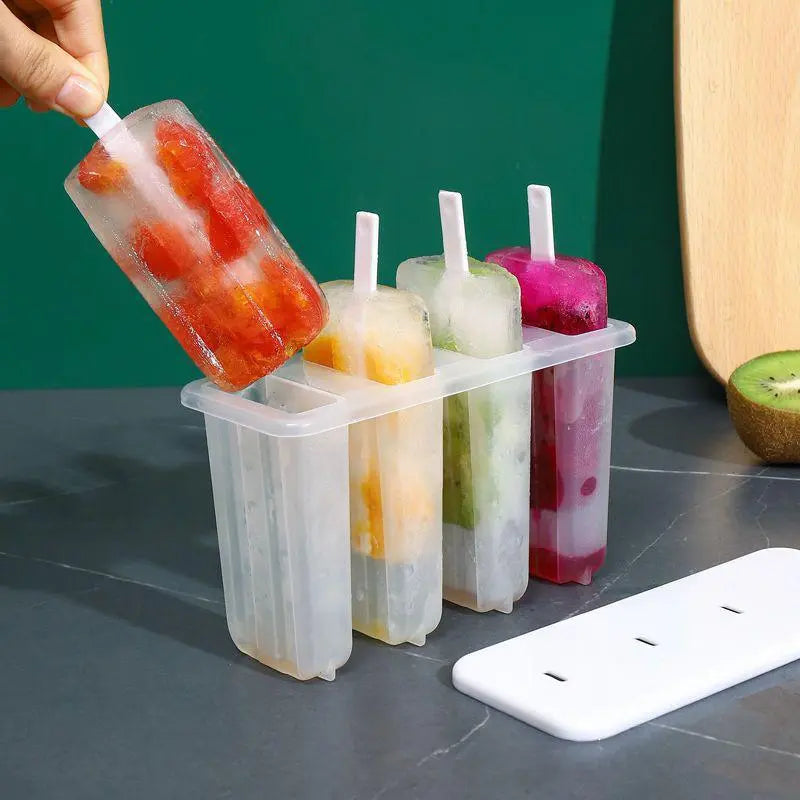 Pack 10 Moules à Glaces Réutilisables avec Couvercles