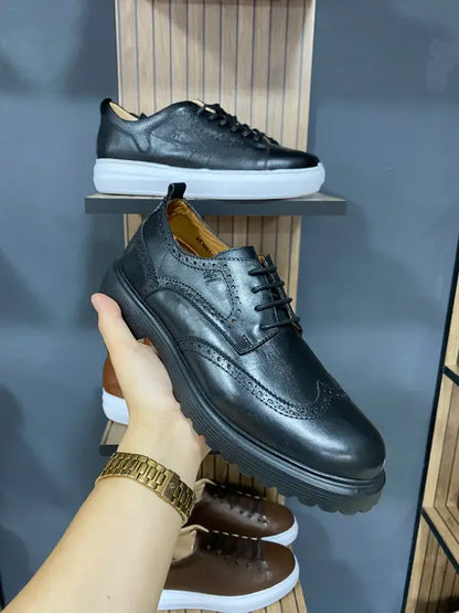 Chaussures de Ville Artisanales en Cuir Durable