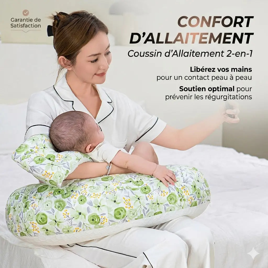 Coussin d’allaitement incliné pour le bébé