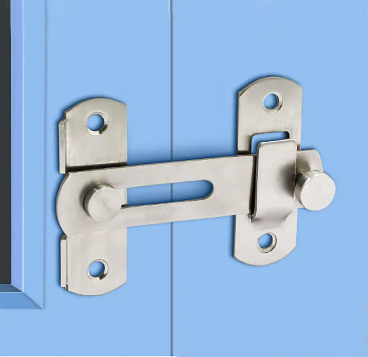 4 Verrous de Porte en Acier Inoxydable