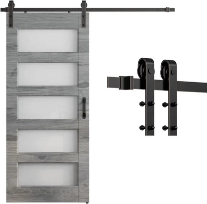Kit de Rail Coulissant pour Porte de Grange