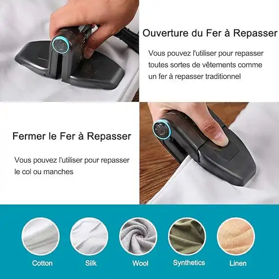Fer à Repasser de Voyage Électrique Portable
