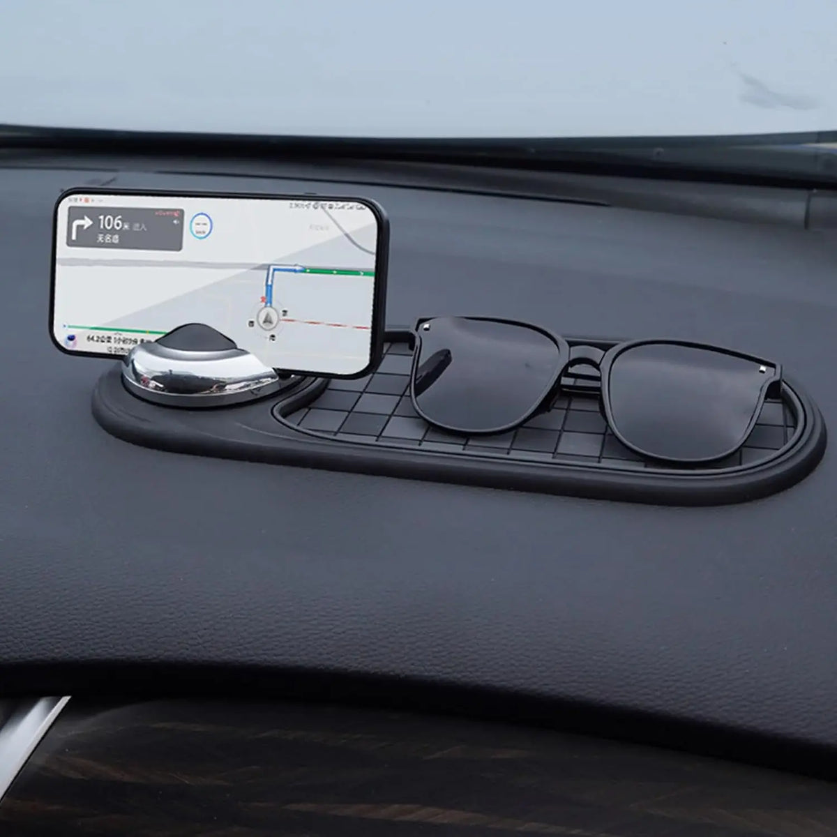 Support multifonctionnel pour téléphone de voiture