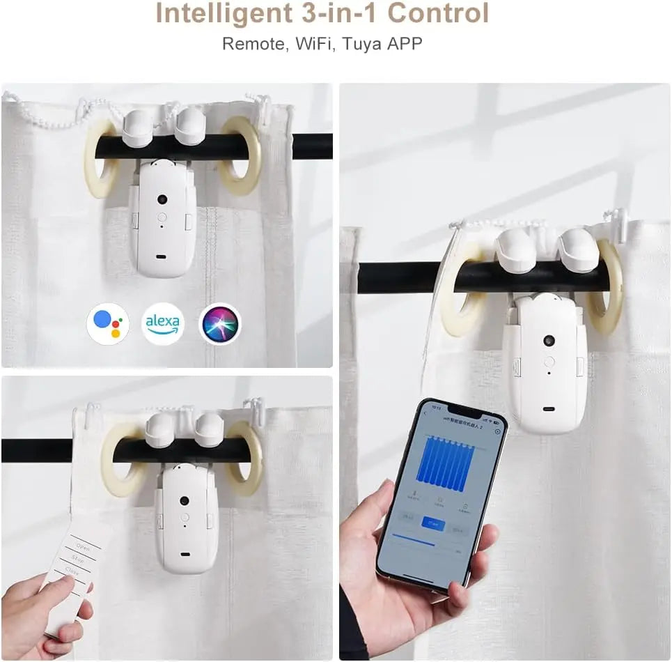 Moteur Électrique Intelligent pour Rideaux