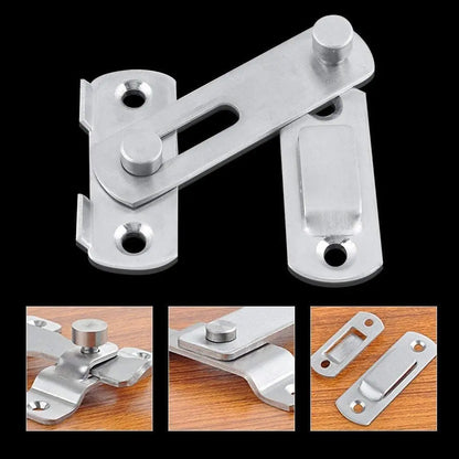 4 Verrous de Porte en Acier Inoxydable