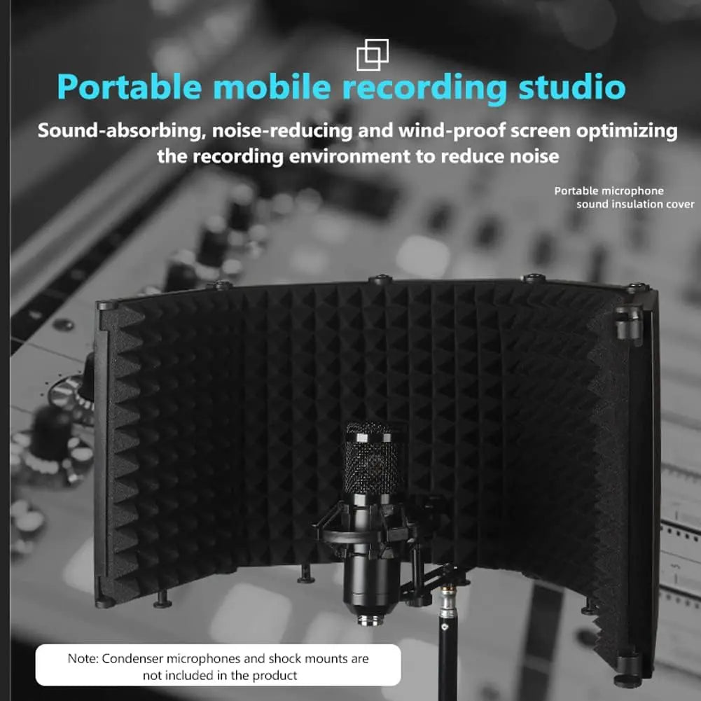 Écran Anti-Bruit pour Microphone de Studio