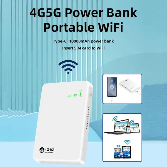 Routeur Wi-Fi Portable 4G avec Batterie 10000 mAh