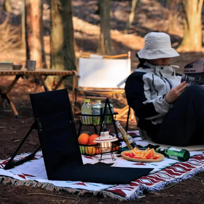 Siège de Sol Portable pour Extérieur et Plage