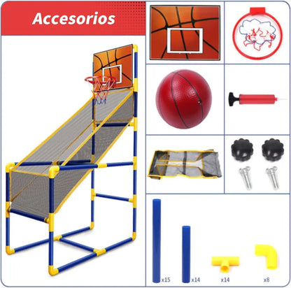 Panier de Basket avec Ballon et Pompe
