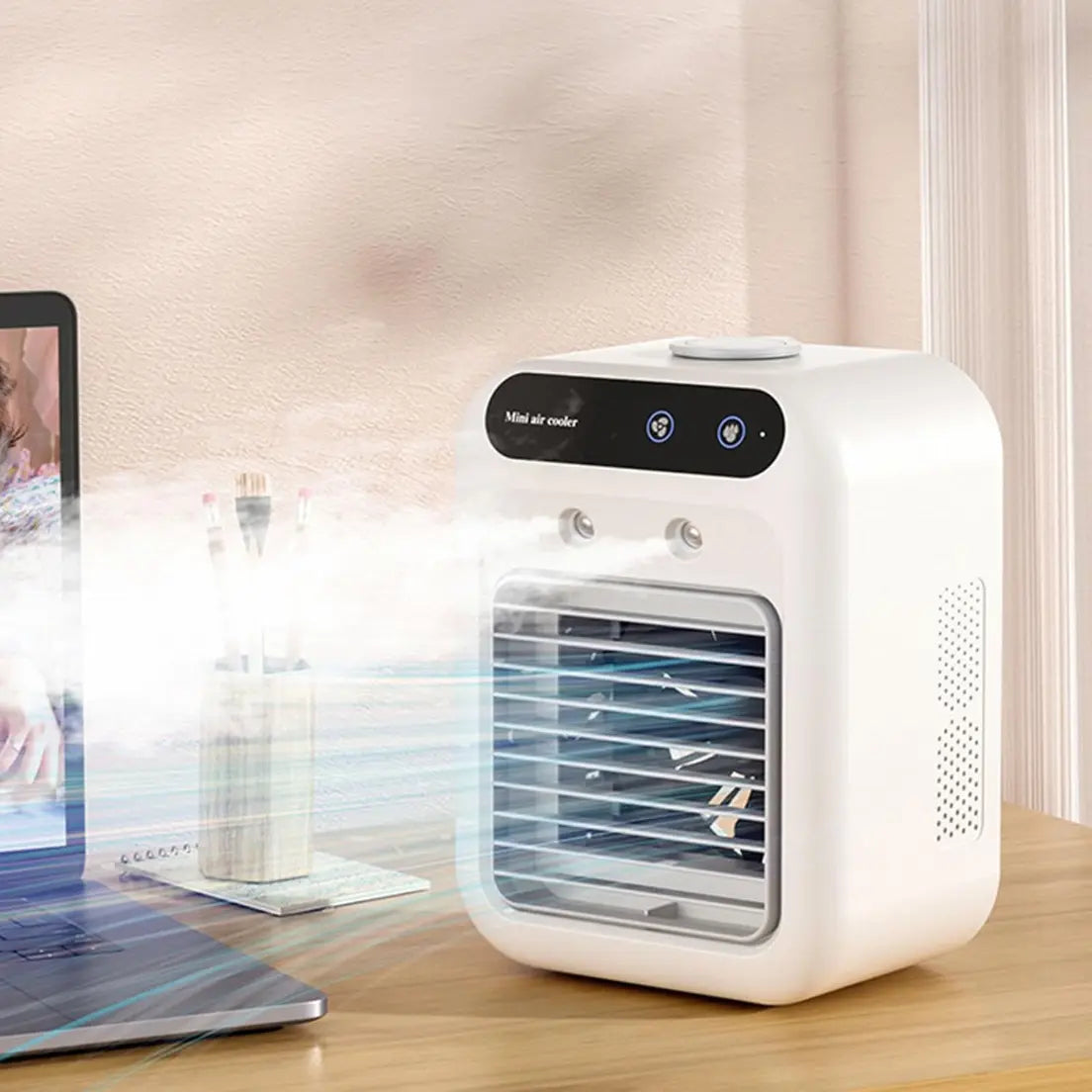 Ventilateur Rechargeable pour Tente ou Bureau