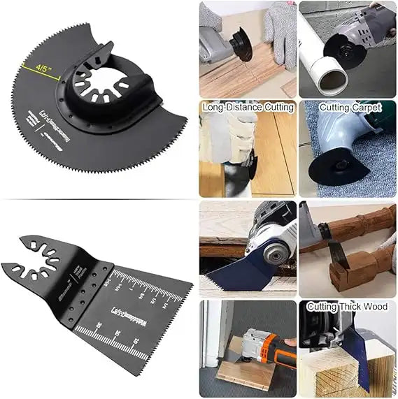 Kit de Lames de Scie Oscillante 35 Pièces