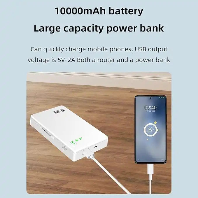 Routeur Wi-Fi Portable 4G avec Batterie 10000 mAh