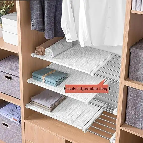 1x Étagère de Rangement Extensible Multifonction