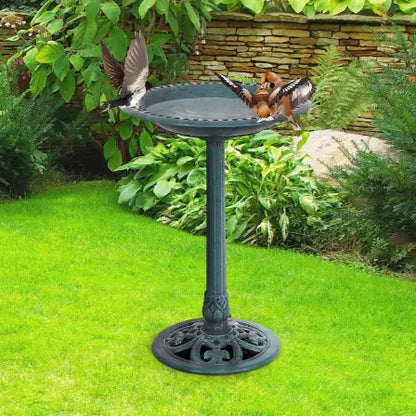 Bain d’Oiseaux de Jardin en Résine Durable