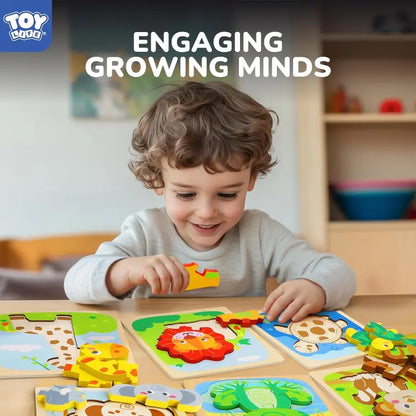 Puzzle en Bois pour Apprendre en Jouant