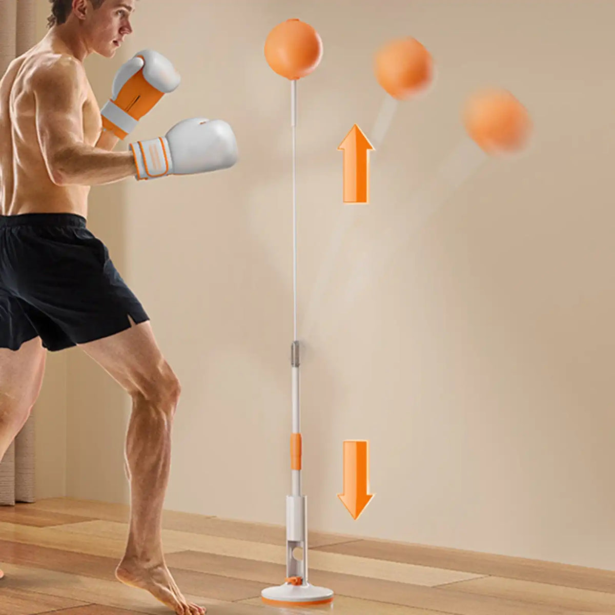 Balle de Boxe Autoportante Réglable