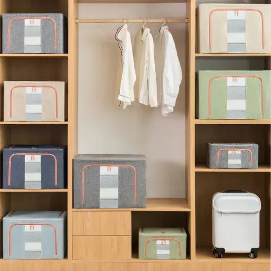 Boîtes de Rangement avec Fenêtres Transparentes