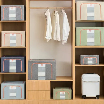 Boîtes de Rangement avec Fenêtres Transparentes