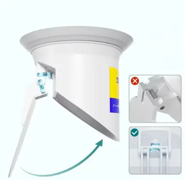 4 Bouchons Anti-Odeur pour Toilette à Squats