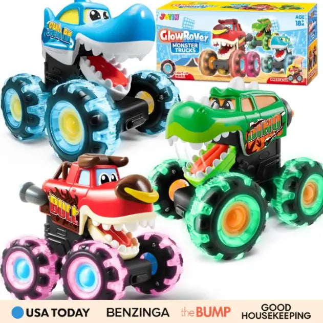 Monster Trucks Lumineux pour Jouer et Explorer