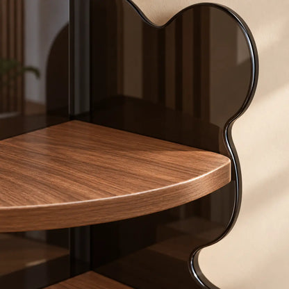 Étagère d’Angle avec Design Ours et 3 Niveaux