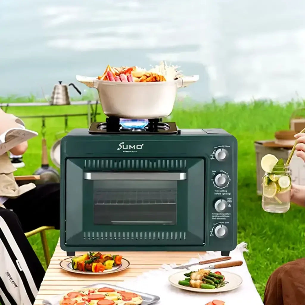 Four de Camping Compact avec Réchaud