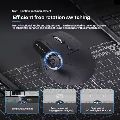 Souris ergonomique verticale multi-appareils