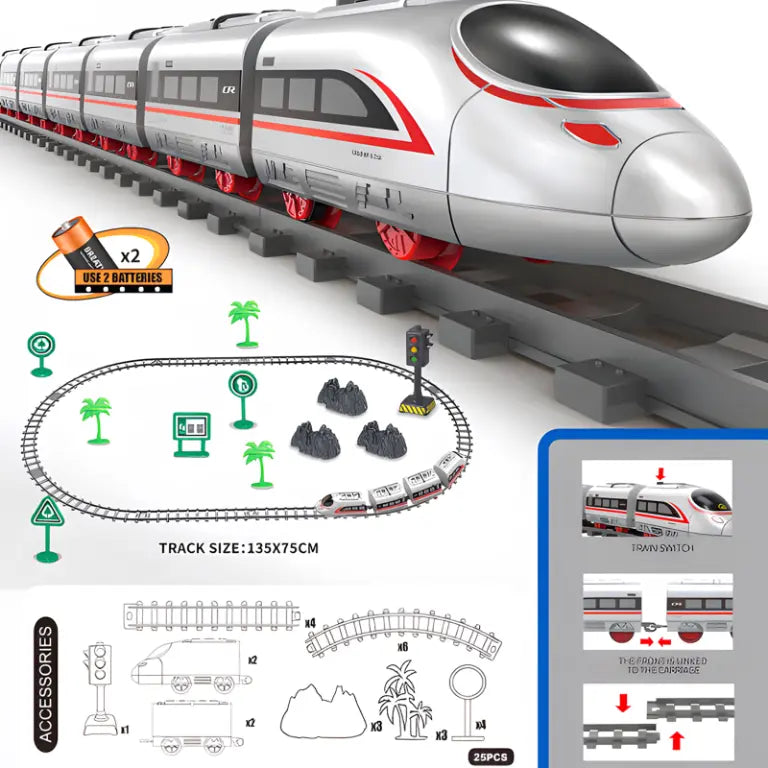 Jeu de Train Lumineux avec Musique