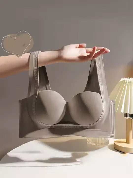 Soutien-Gorge Invisible Rehausseur Sans Armature (Beige)