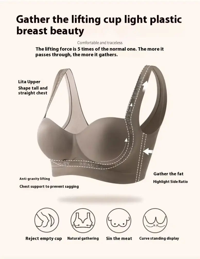 Soutien-Gorge Invisible Rehausseur Sans Armature