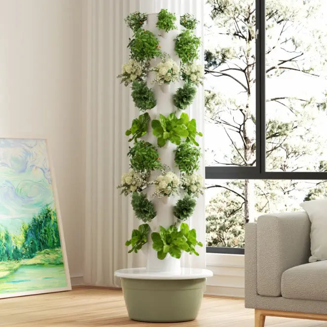 Tour Hydroponique pour Plantes et Légumes