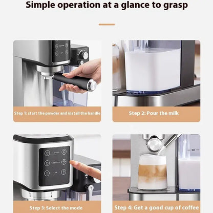 Cafetière Semi-Automatique avec Vapeur
